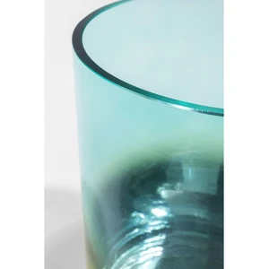Vase Glow turquoise 20cm Kare Design pas cher