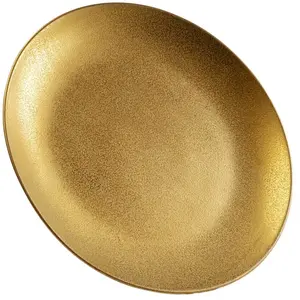 Assiette Diva dorée 26cm Kare Design pas cher