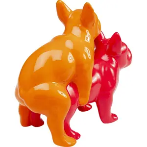 Déco Love Dogs orange et rouge Kare DesignVendu parkare-design