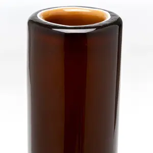 Vase en verre marron H46 pas cher