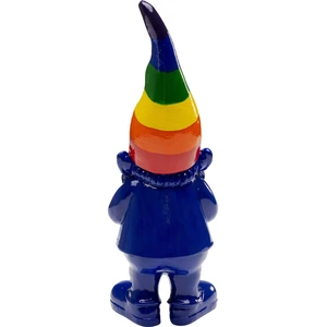 Déco nain bleu arc-en-ciel 21cm Kare Design TU pas cher