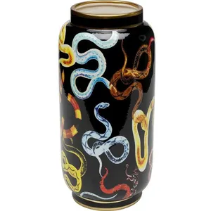 Comparateur de prix : Vase noir serpents 40cm Kare Design TU