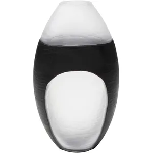 Comparateur de prix : Vase Shadow noir et blanc 41cm Kare Design