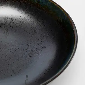 Comparateur de prix : Assiettes creuses Kassandra noires 23cm set de 4 Kare Design TU