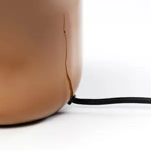 Comparateur de prix : KARE Lampe de table Mushroom, marron, acier émaillé hauteur 27 cm