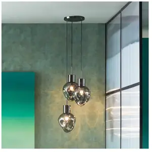 Suspension Supernova argentée 45cm Kare Design TU pas cher