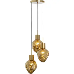 Suspension Supernova dorée 45cm Kare Design pas cher