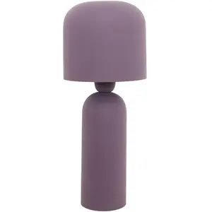 Comparateur de prix : KARE Lampe à poser Maya, bordeaux, acier, hauteur 39 cm