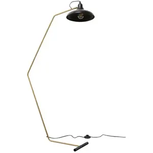 Comparateur de prix : Lampadaire - Kare Design - Doro - Noir et doré - 130 cm - LED E27