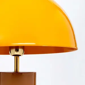 Comparateur de prix : KARE Lampe à poser Josy, jaune, acier, hauteur 51 cm