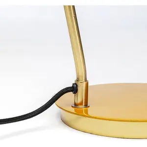 Comparateur de prix : KARE Lampe à poser Demi, jaune, acier, hauteur 56 cm