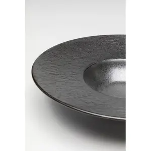 Comparateur de prix : Assiettes creuses Cosmos noires 27cm set de 4 Kare Design TU