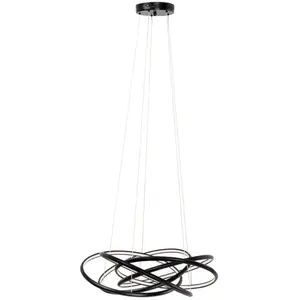 Suspension Saturn LED noire Kare Design TU pas cher