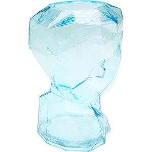 Vase Prisma visage bleu clair 30cm Kare Design
