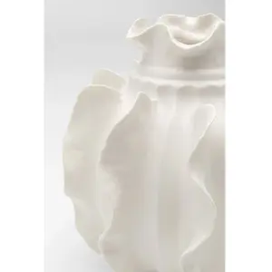Vase Viento 23cm blanc Kare Design pas cher