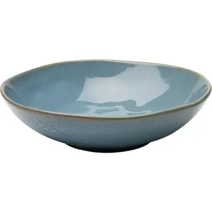 Comparateur de prix : Assiettes creuses Organic 22cm bleues set de 6 Kare Design