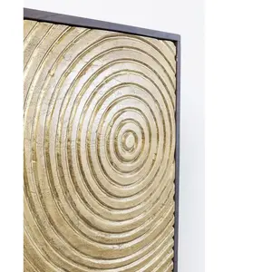 KARE Armoire 4 portes en acacia et manguier massif doré pas cher