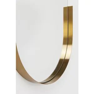 Comparateur de prix : Miroir - KARE - Hipster - Ovale - 114x50cm - Acier poudré - Design contemporain