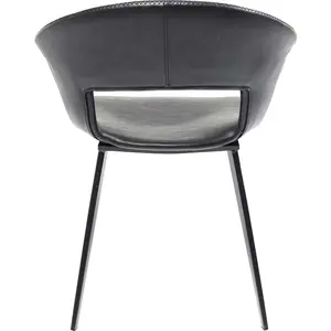 Chaise Reunion noire Kare Design pas cher