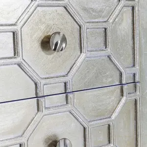 KARE Commode 6 tiroirs fini métallisé