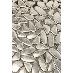 Comparateur de prix : Tables basses - KARE - Pebbles Deluxe - Argent - Métal - Rond - Set de 2