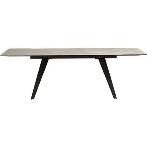 Kare Design Table à manger 6/10 personnes extensible marron L160/240Vendu parconforama