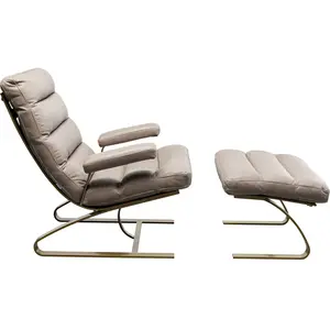 Fauteuil et repose-pieds Novel Kare Design pas cher