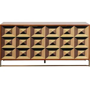 Comparateur de prix : Kare Design Buffet 3 portes en frêne et noyer
