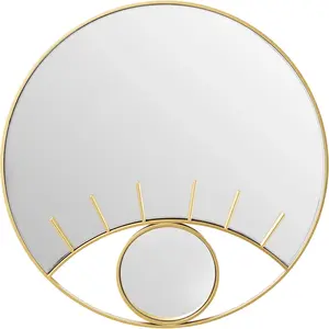 Comparateur de prix : Miroir Occhi oeil doré 100cm Kare Design