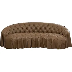 Kare Design Canapé 3 places capitonné en cuir