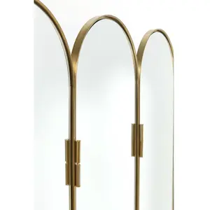 Kare Design Paravent en acier doré et verre miroirVendu parkare-design