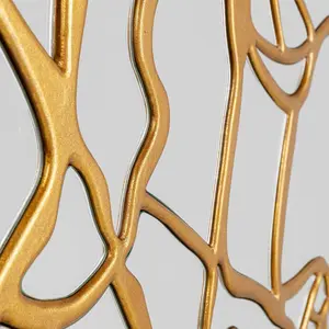 Comparateur de prix : Miroir Pieces 100cm doré Kare Design