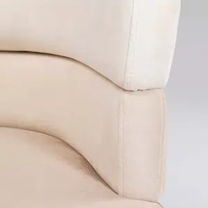 Comparateur de prix : Fauteuil Sandwich velours crème Kare Design TU