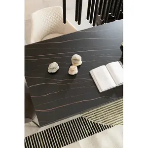 Comparateur de prix : Kare Dynamic24 Gloria Table Design en céramique Noir 200 x 100 cm
