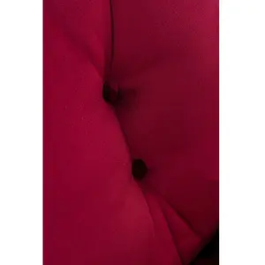 Comparateur de prix : Fauteuil pivotant Cosy velours rouge Kare Design