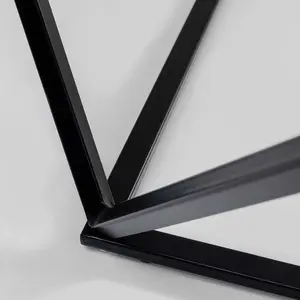 Table basse Cristallo 80x80cm noire Kare Design pas cher