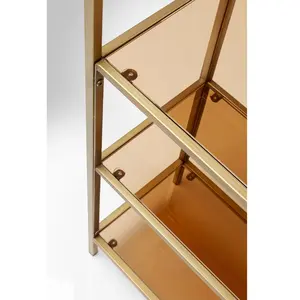 Comparateur de prix : Étagère - Kare Design - Loft 100x115cm - Verre teint - Structure asymétrique