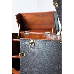 Bar-coffre Globetrotter croco 153cm Kare Design TU