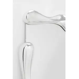 Miroir Lava 180x90cm argenté Kare Design