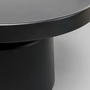table basse lima 70cm noire kare design pas cher