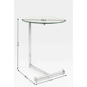 Kare Design Table D'appoint Easy Living Chromée Kare Design pas cher