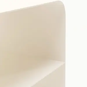 Table basse Lounge 58x37cm crème Kare Design pas cher