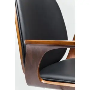 Comparateur de prix : Chaise de bureau - KARE - Patron - Noyer - Tissu - Réglable en hauteur