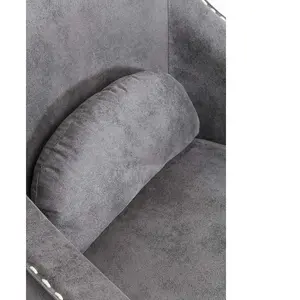 Fauteuil Rocking Chair Swing Ritmo Vintage Gris Kare Design