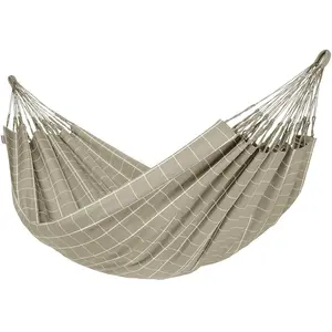 Comparateur de prix : LA SIESTA Toile de Hamac double" Merida" - 230 x 160 cm - Gris