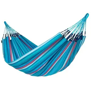 Comparateur de prix : LA SIESTA Hamac wave classique double 310x160 cm bleu-brh1638 LAS_BRH1638