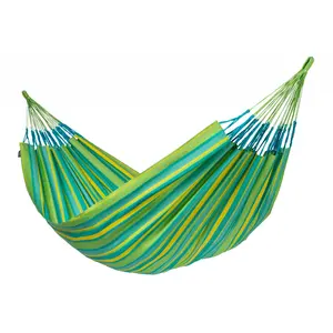 Comparateur de prix : Hamac Kingsize BRISA Lime - LA SIESTA - 6 personnes - Tissu Outdoor résistant aux intempéries