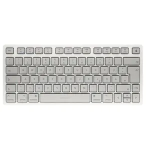 Clavier - CHERRY - KW 7100 MINI BT - Sans Fil - Multi-Appareils - Blanc Moonlight