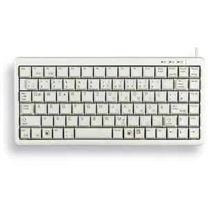 Comparateur de prix : CHERRY Compact-Keyboard G84-4100 - Clavier - USB - QWERTY - US - gris clair