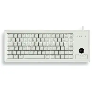 CHERRY Compact-Keyboard G84-4400 - Clavier - USB - Allemand - gris clair